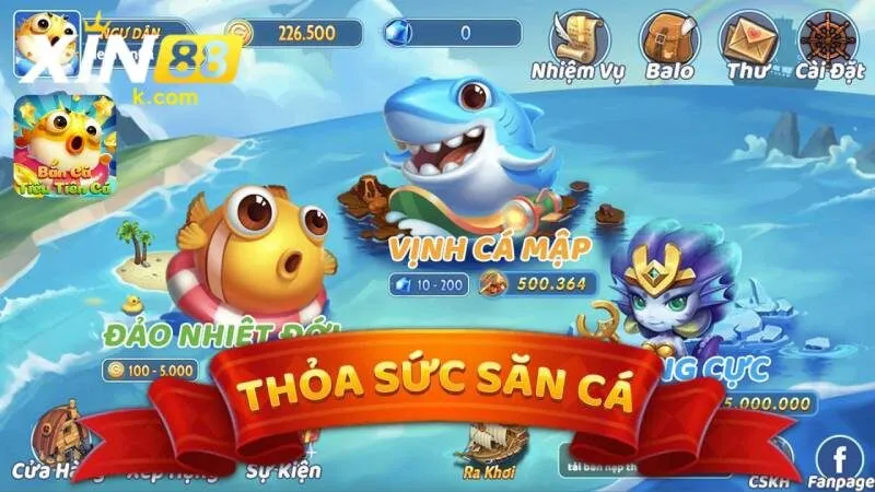 Bắn cá tiểu tiên cá XIN88