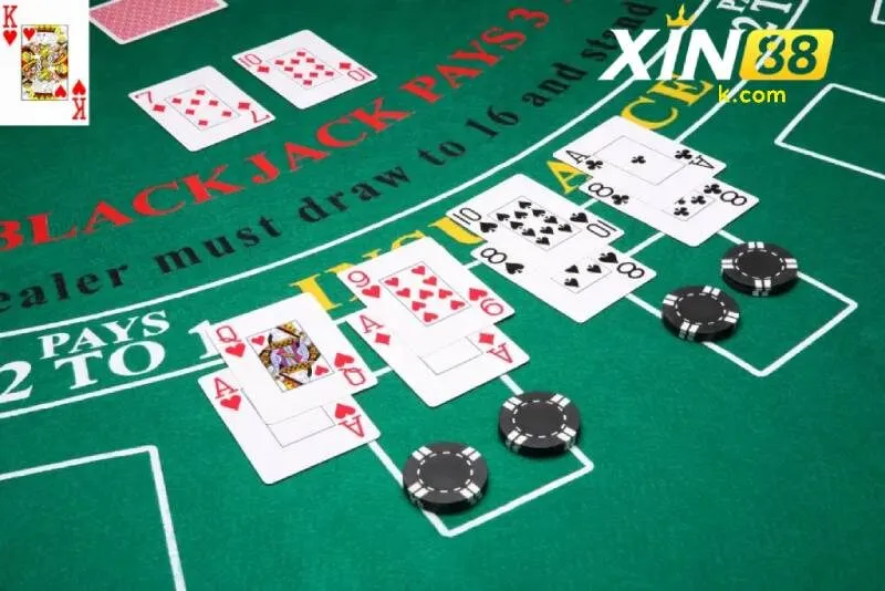 Quy trình một ván bài blackjack XIN88