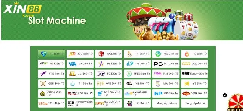 Sảnh nổ hũ XIN88